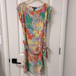Lauren Ralph Lauren petite dress paisley pattern